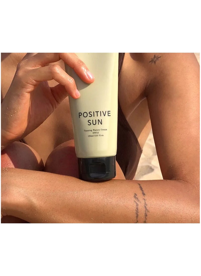 Shaishaishai - POSITIVE SUN tanning watery cream 150ml - Image 1