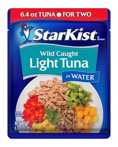 StarKist Light Tuna in Water Pouch 64 oz  12 Pack Ready to Eat Wild Caught High Protein Shelf Stable Seafood Gluten Free Soy Free No Draining for Salads and Sandwiches - Image 5