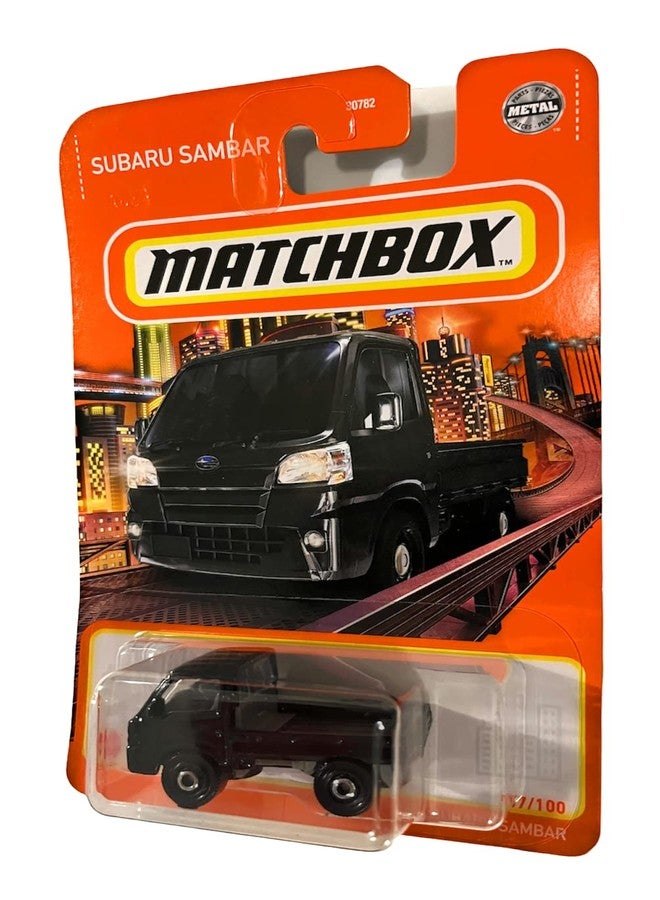 Matchbox Power Grabs Black Subaru Sambar 57/100 - Image 3