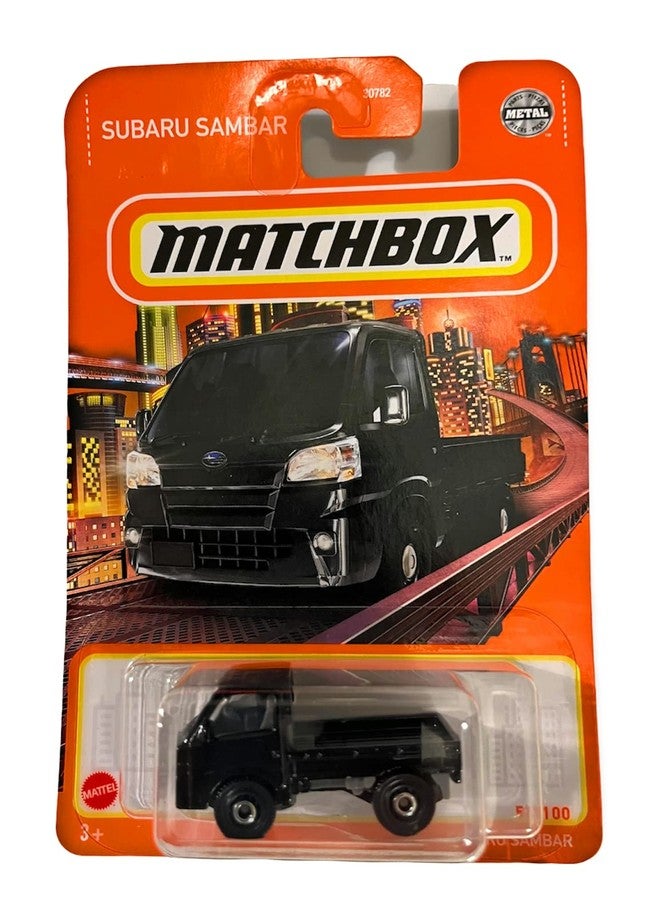 Matchbox Power Grabs Black Subaru Sambar 57/100 - Image 2
