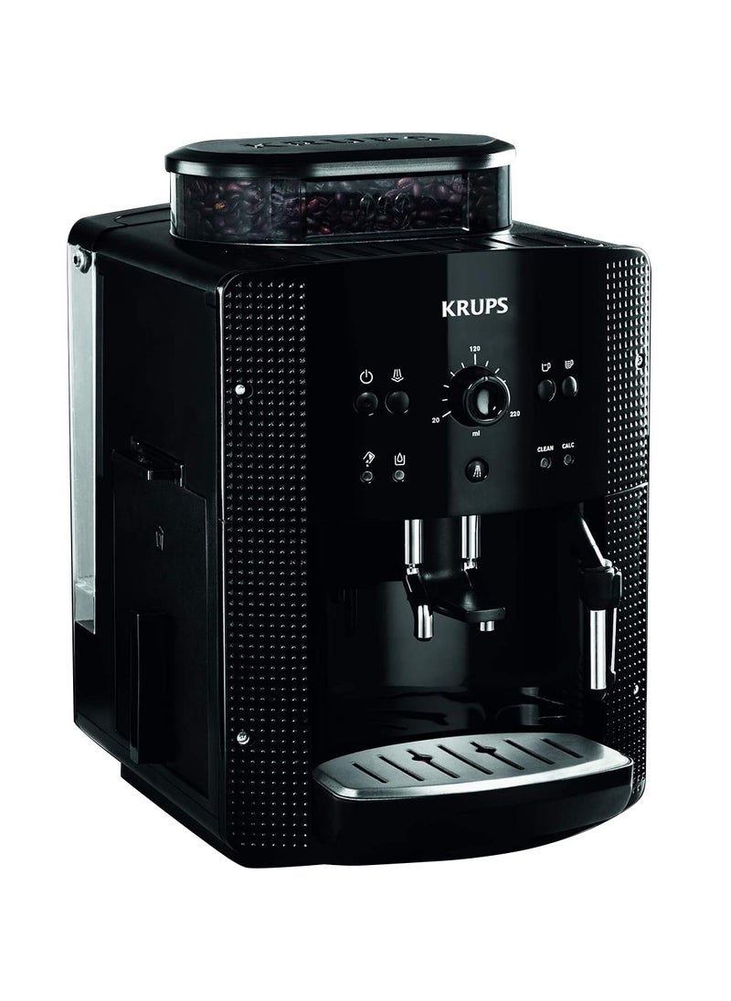 Krups - Fully Automatic Espresso and Cappuccino Coffee Machine 1.8 L, Automatic Cleaning, Milk System with Cappuccino Plus Nozzle | EA8108 | Black - Image 1
