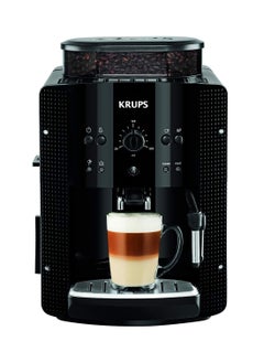 Fully Automatic Espresso and Cappuccino Coffee Machine 1.8 L, Automatic Cleaning, Milk System with Cappuccino Plus Nozzle | EA8108 | Black