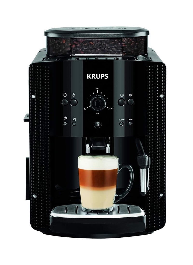 Krups - Fully Automatic Espresso and Cappuccino Coffee Machine 1.8 L, Automatic Cleaning, Milk System with Cappuccino Plus Nozzle | EA8108 | Black - Image 1