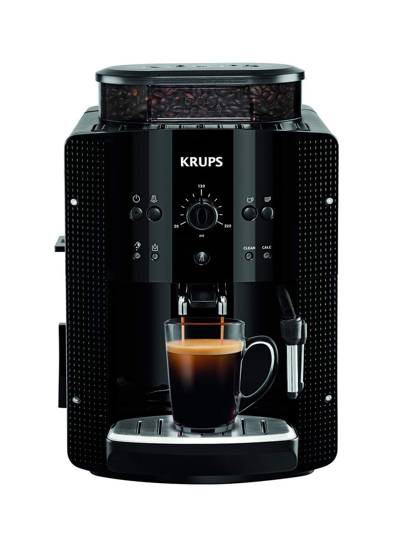 Krups - Fully Automatic Espresso and Cappuccino Coffee Machine 1.8 L, Automatic Cleaning, Milk System with Cappuccino Plus Nozzle | EA8108 | Black - Image 1