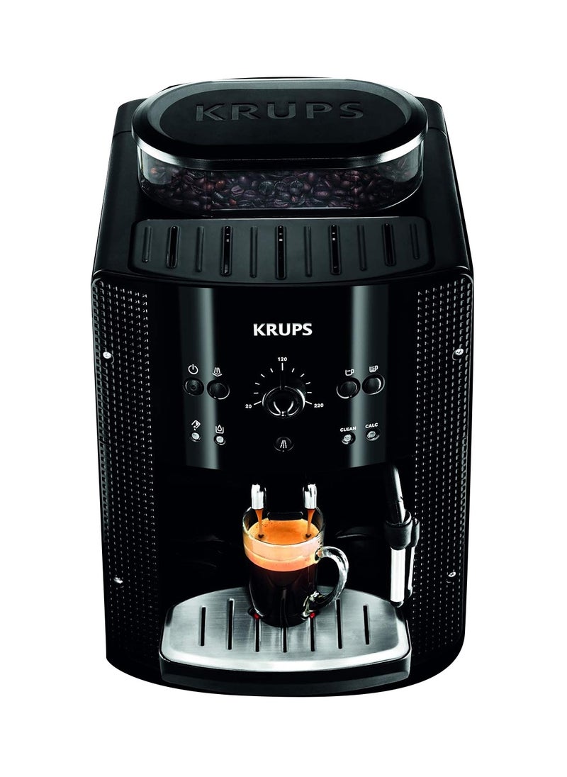 Krups - Fully Automatic Espresso and Cappuccino Coffee Machine 1.8 L, Automatic Cleaning, Milk System with Cappuccino Plus Nozzle | EA8108 | Black - Image 1