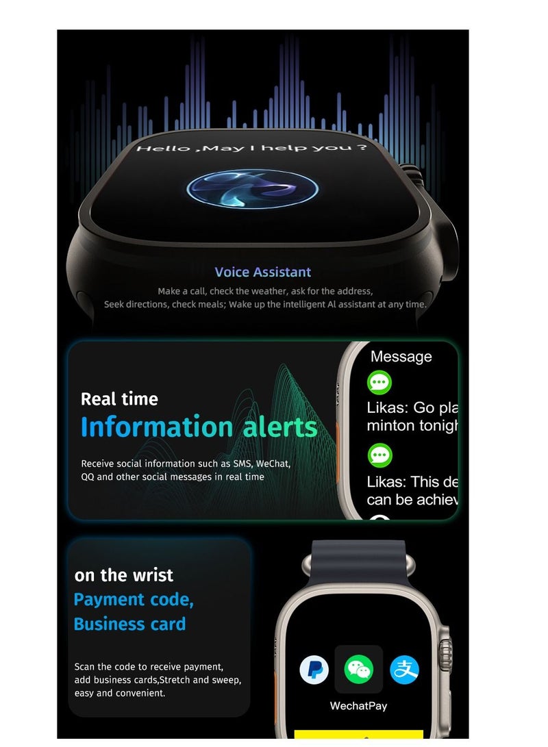 ZW8 Ultra Max SmartWatch Black