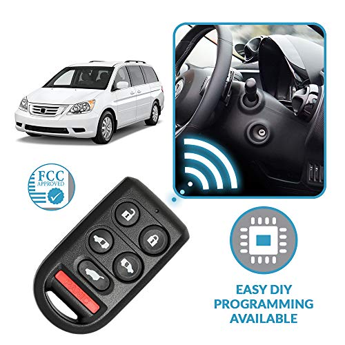 Keyless2Go Replacement for Keyless Entry Remote Car Key Fob for Select Honda Odyssey Vehicles That use OUCG8D-399H-A 72147-SHJ-A61, 6 Button - Image 4