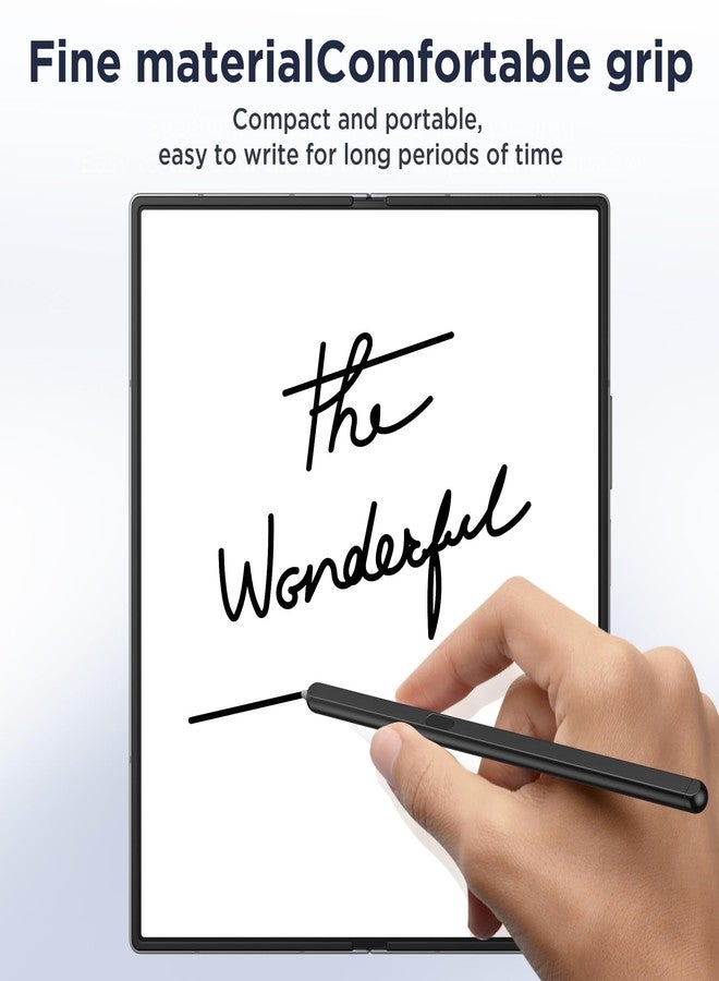 TONGATE for Galaxy Z Fold 6/Fold 5 Slim S Pen Fold Edition 4096 Pressure Levels for Samsung Z Fold 6/5 Phones Only, Fold5/6 S Pen Touch Stylus, 1.5mm Pen Tip, with 3* Tips & 1* S Pen Holder, Black - Image 5
