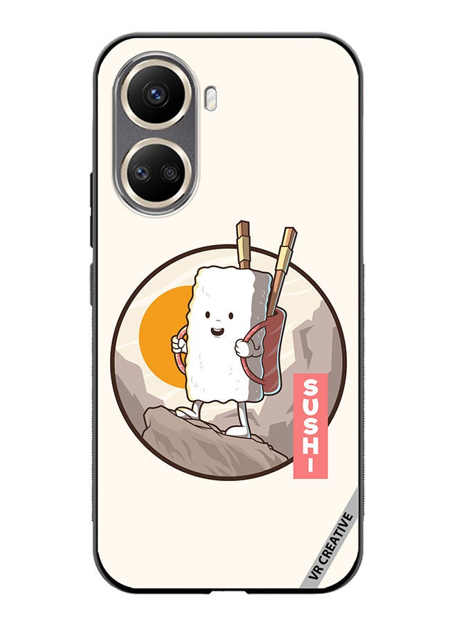 VR CREATIVE Protective Case Cover For Huawei Nova 10 SE Travel Sushi Design Multicolour - Image 1