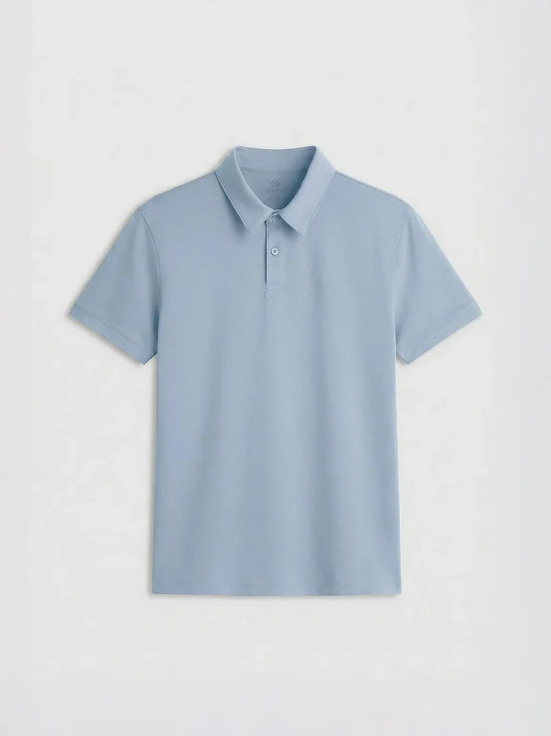 تومي لايف TOMMY Men's Cotton Elastane Polo T-Shirt