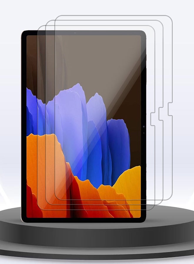 CATANES 3 Packs For Samsung Galaxy Tab S7+ SM-T970 Tablet Screen Protector Anti-Glare 9H Hardness Tempered Glass Scratch Resistant HD Display Screen Protector - Image 3