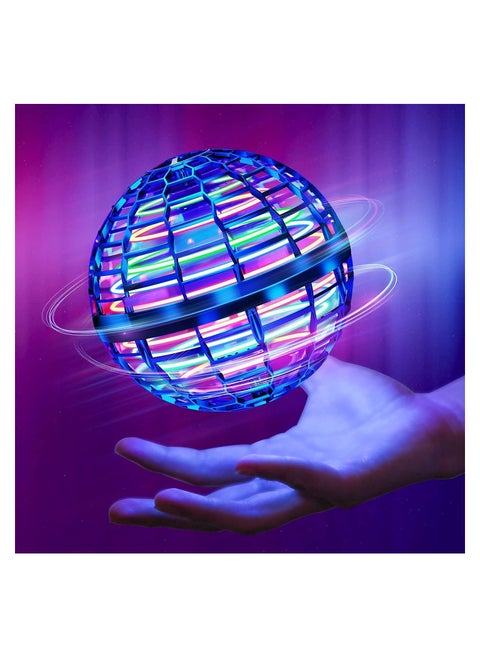 Flying Toys That Brings Magic into Reality Outdoor Cool Fidget Toys Flying Orb Ball Spinner Hand Spinner Drones Ball Boomerang Fidget Spinner Soring Fly Orb Nova Blue Hover UFO Drone Space