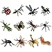 RCOMG 12 PCS Small Realistic Insects Figures Toys Plastic Wildlife Animal Fake Bug Toys Halloween Party Favor School Project Bug Figurines Set for Kids Toddlers - Image 4