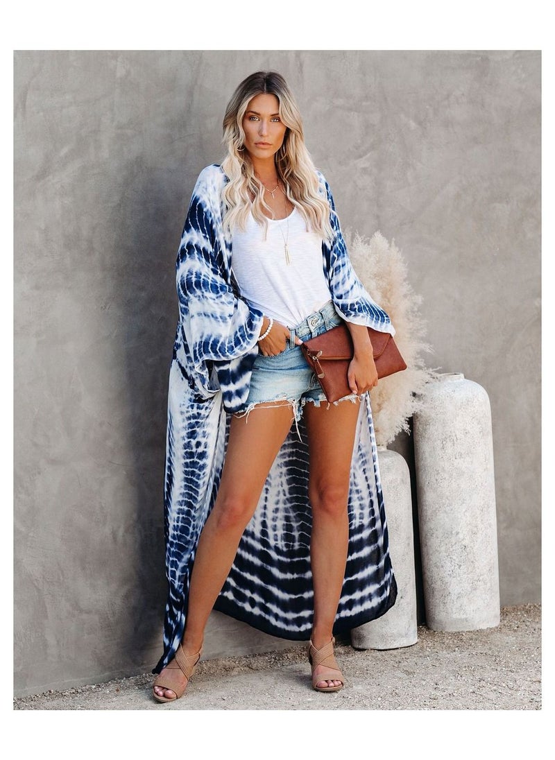 Loquat - Beach Printed Robe Sunscreen Cover - Image 1