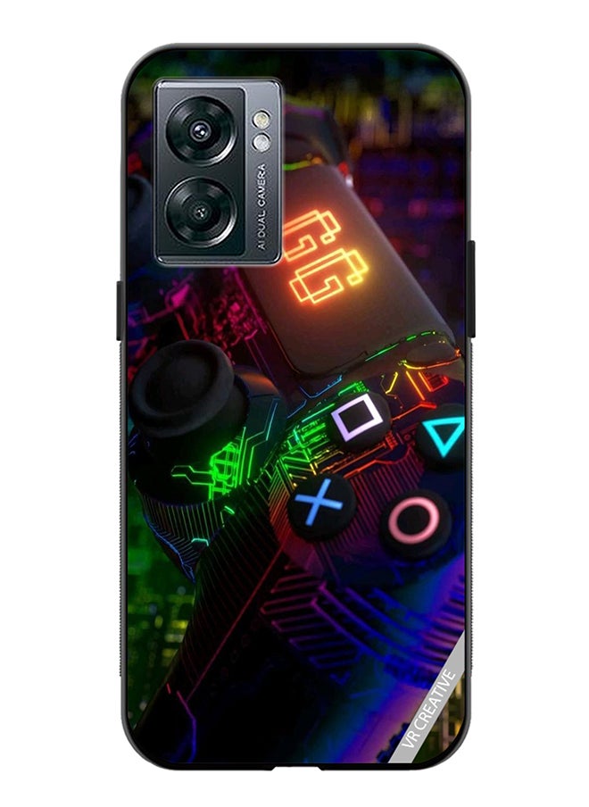 VR CREATIVE Protective Case Cover For Oppo A57 5G Gaming Design Multicolour  - Image 1