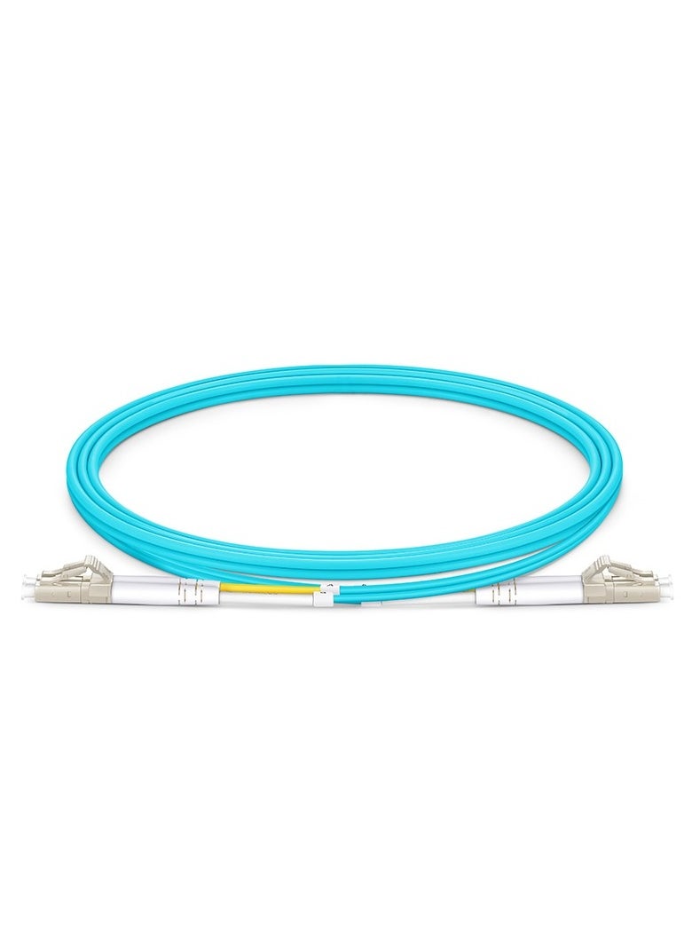 T Tech LC UPC/LC UPC Dual LSZH Fiber Patch Cable 2.0MM OM3 2M 10 PCs  - Image 1