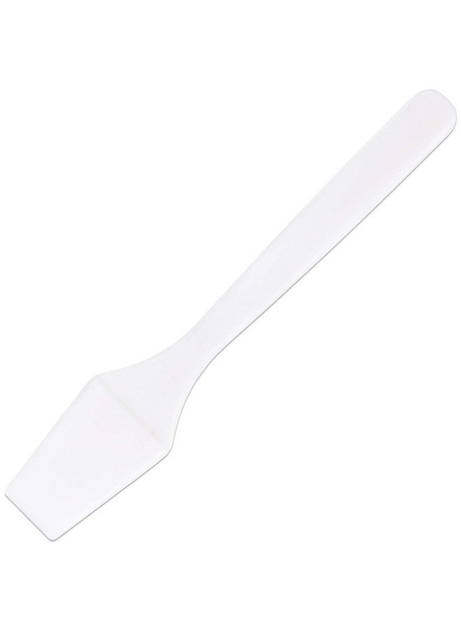 PANA 200pcs Cosmetic Make Up Disposable Plastic 2.5" Spatulas Skin Care Facial Cream Mask Spatula (WHITE-200 Pieces in a Box) - Image 3