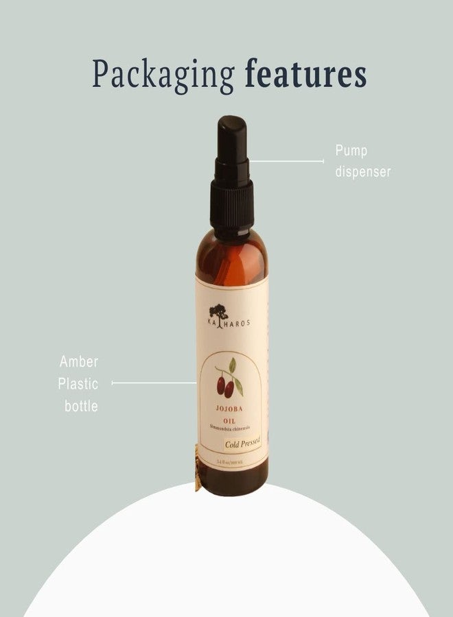 Katharos 100% Pure & Natural Jojoba Oil - Cold Pressed, Unrefined, Natural Moisturizer for Skin, Hair, and Nails - Image 3