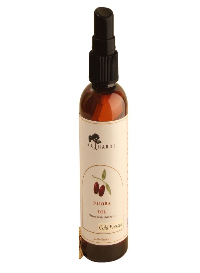Katharos 100% Pure & Natural Jojoba Oil - Cold Pressed, Unrefined, Natural Moisturizer for Skin, Hair, and Nails - Image 1