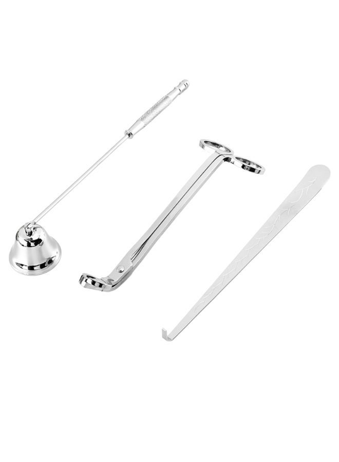 3-in-1 Candle Wick Trimmer Accessory Set Stainless Steel Luxury candle scissors Wicks Holder Dipper Home Decor - Image 3