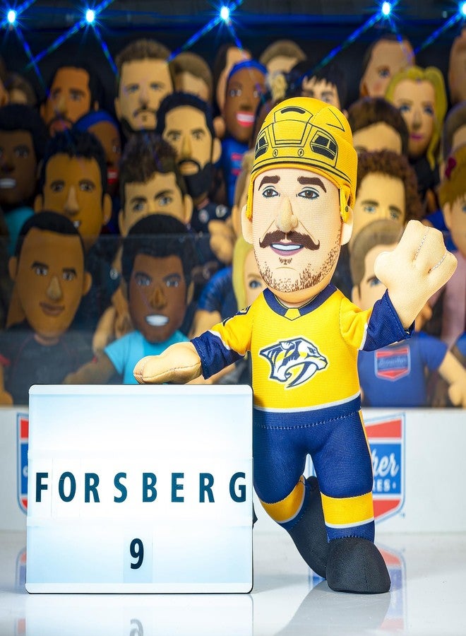 Bleacher Creatures Nashville Predators Filip Forsberg 10" NHL Plush Figure - A Superstar for Play or Display - Image 2