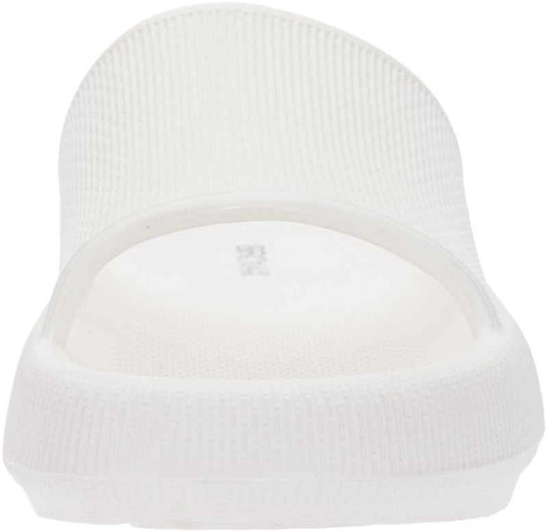 BRONAX Pillow Slippers for Women and Men | House Slides Shower Sandals | Cushioned Thick Sole 40-41 White - Image 4