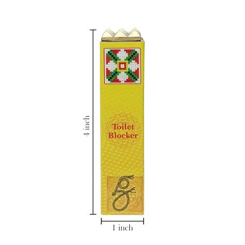 TREE MAISON CORONATING HOMES Vastu Toilet Blocker Set - 2 | Toilet Negative Energy Blocker | Vastu Entrance Blocker | Size- 4 Inches Approx | Vastu Door Blocker |Vastu Entry Blocker for All Direction - Image 2