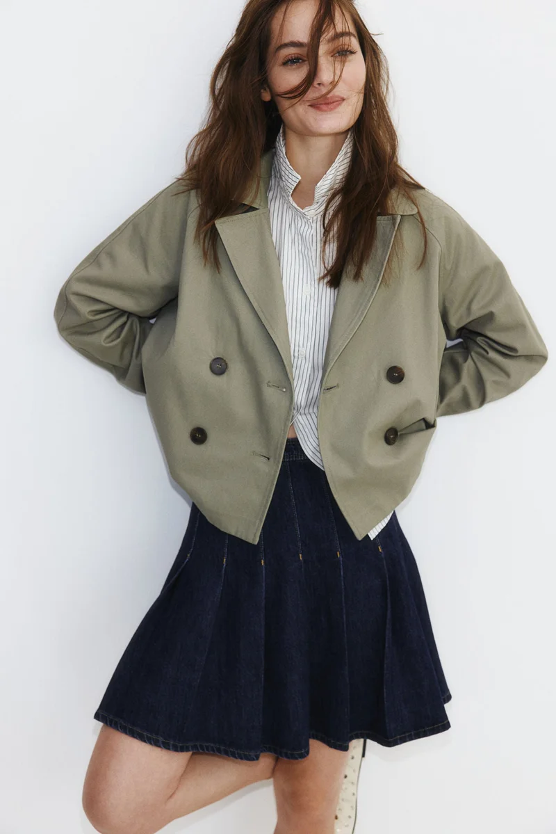 H&M Short trench coat