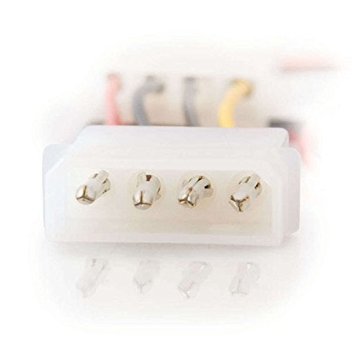C2G Legrand Pass-Through Power Adapter Cable, 3 Pin to 4 Pin Adapter to Use as Computer Fan Adapter Cable, 6 Inch PC Fan Power Adapter, 1 Count, C2G 27078 - Image 2