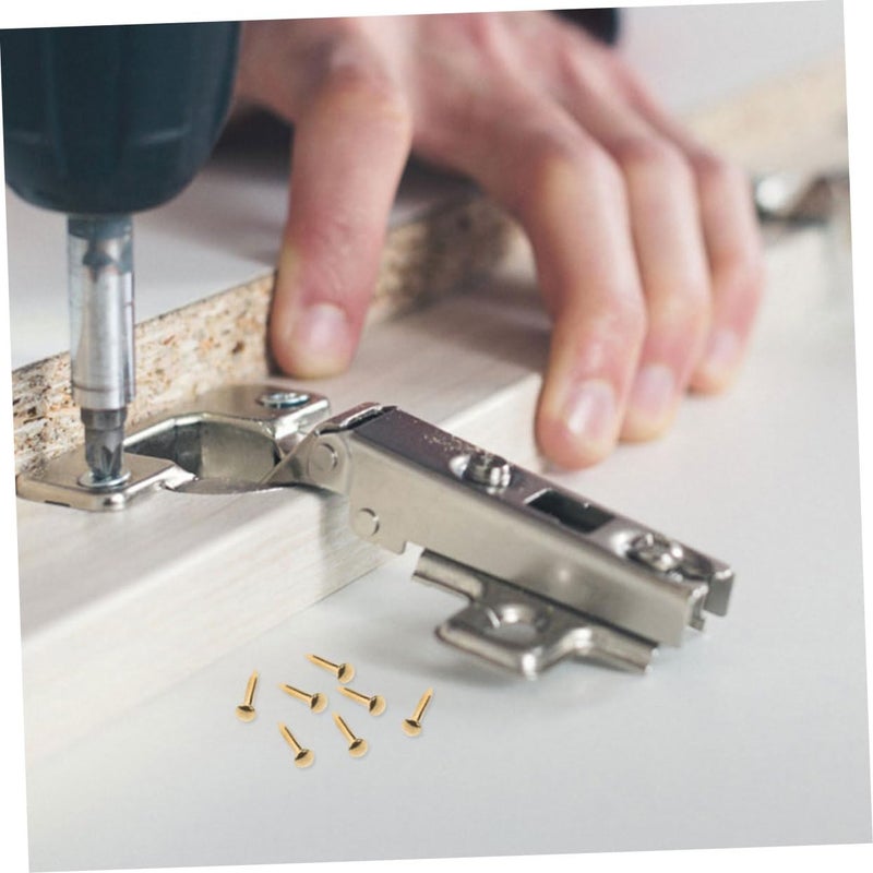100pcs Copper Nails for Furniture Picture Frame Hanging Hardware Carpentry Projects - Image 3