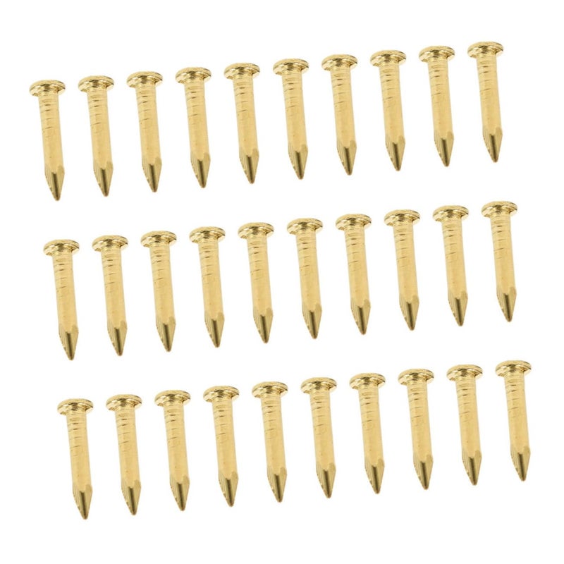 100pcs Copper Nails for Furniture Picture Frame Hanging Hardware Carpentry Projects - Image 2