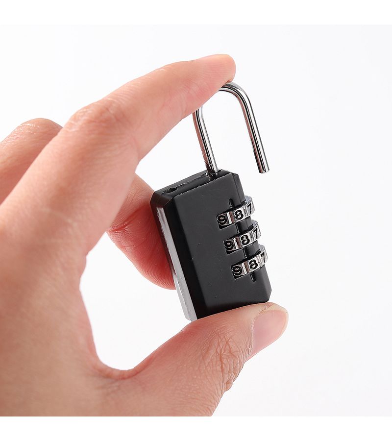 Blue 4pcs Anti Theft Luggage Lock With 3 Digit Combination For Suitcases And Backpacks - Image 2
