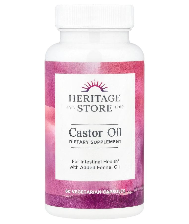 Castor Oil 60 Vegetarian Capsules