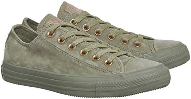 Converse Women's Chuck Taylor All Star Dainty Low Top Sneaker - Charcoal - Image 5