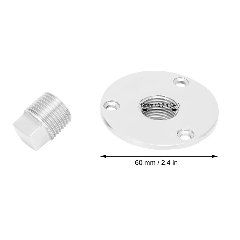 Drain Plug: 316 Stainless Steel - Mirror-Polished Corrosion Resistance Precision Fitting For Yacht Maintenance, FRP Inflatable Business Yachts - Image 4