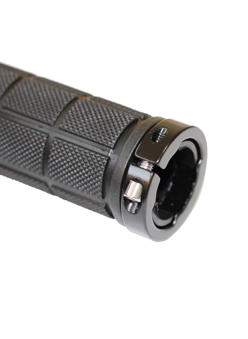 Y&D Bicycle Handlebar Grips Rubber Anti-Slip Grip for MTB/BMX Mountain Bike Accessories Black 2 Pack - Image 3