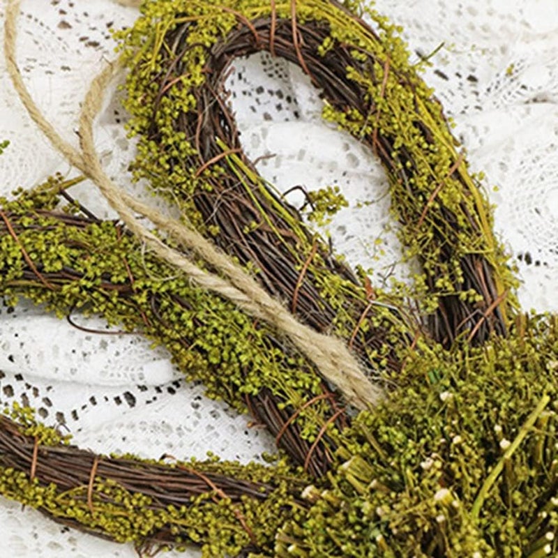 ويوبلز إكليل أرنب عيد الفصح، مصنوع يدويًا، متين، هدية رائعة، مناسب للاستخدام الداخلي والخارجي، ولتجهيزات المهرجانات - Image 3