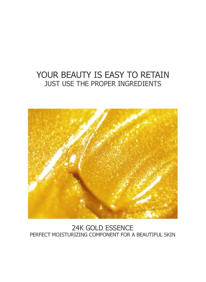 VENZEN - 3 Steps 24K Gold Hyaluronic Acid Mask Refreshing Oil Control Cleanser Moisturizing Hydrating Essence 5 Pack - Image 1