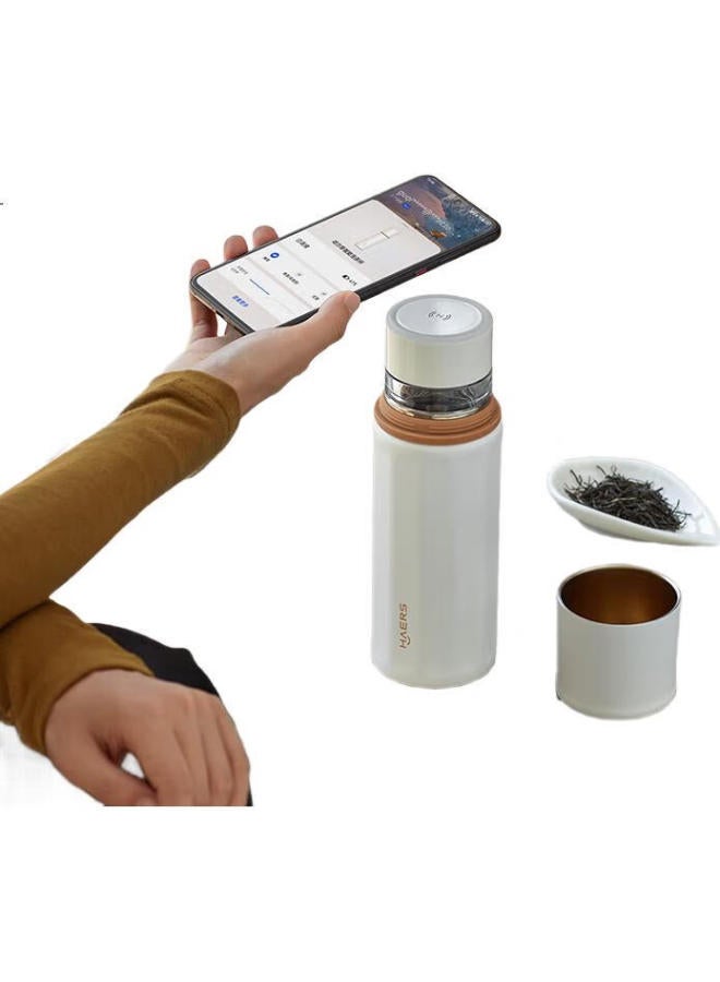 Huawei Smart Selection كوب هايرس الذكي من هواوي للاختيار الذكي، كوب فصل الشاي والماء، كوب معزول مطلي بالتيتانيوم، زجاجة ماء سعة 450 مل، هدية عيد ميلاد للرجال والنساء - Image 2