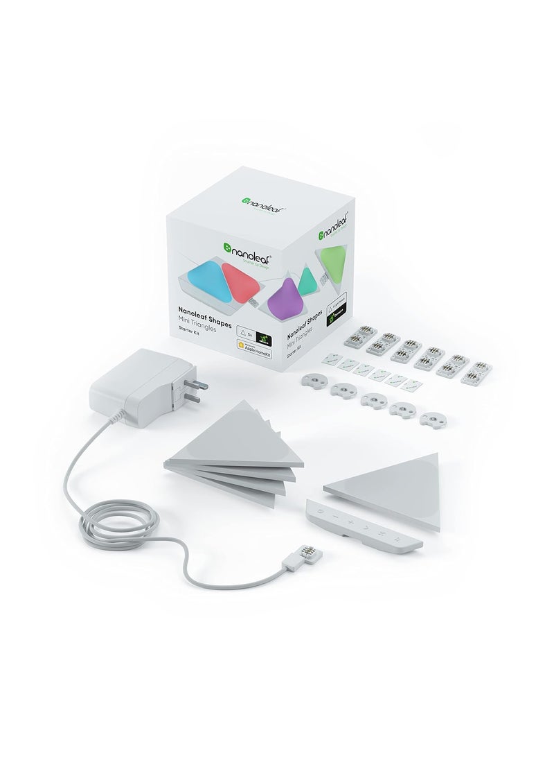 Nanoleaf Nanoleaf Shapes ,Triangles Mini | STK - White | 5 Pack | EU/UK(Polypropylene)  - Image 2