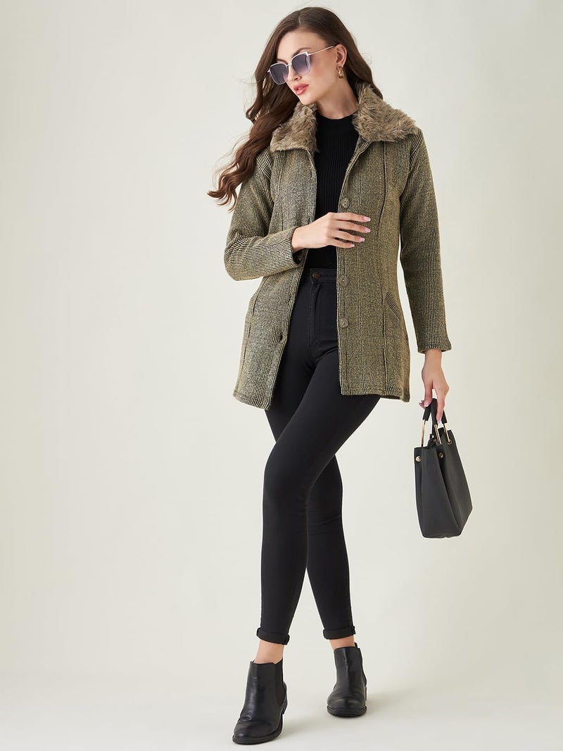 Pivl Women Camel Sweater for Winter - Image 2