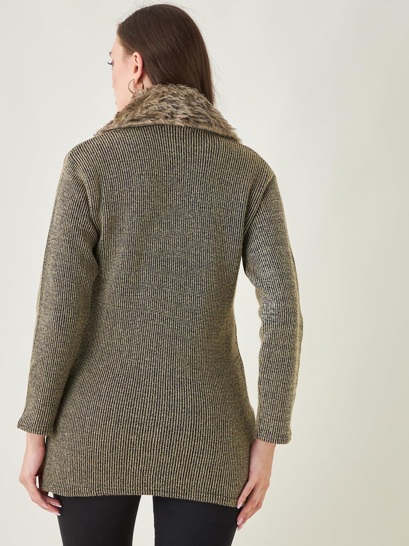 Pivl Women Camel Sweater for Winter - Image 5