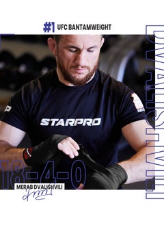 Starpro Boxing Hand Wraps Carbon Woven Cotton Bandages 2.55m 3.5m 4.5m Boxing Wraps For Men Women Kids for Training Sparring Fitness & Martial Arts  - Image 4
