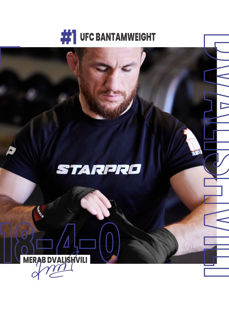 Starpro Boxing Hand Wraps Carbon Woven Cotton Bandages 2.55m 3.5m 4.5m Boxing Wraps For Men Women Kids for Training Sparring Fitness & Martial Arts - Image 4