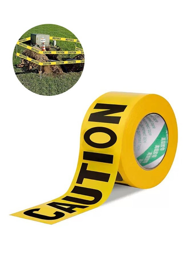 Warning Tape Self-Adhesive - Caution Packaging Tape Anti Slip Sticker Self Adhesive Masking Tape Safety Strip for Marking Floors Walls Step Floor Tape 5CM*50M - Image 1