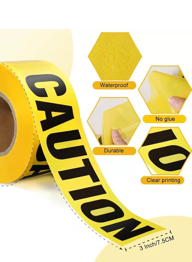 Warning Tape Self-Adhesive - Caution Packaging Tape Anti Slip Sticker Self Adhesive Masking Tape Safety Strip for Marking Floors Walls Step Floor Tape 5CM*50M - Image 3