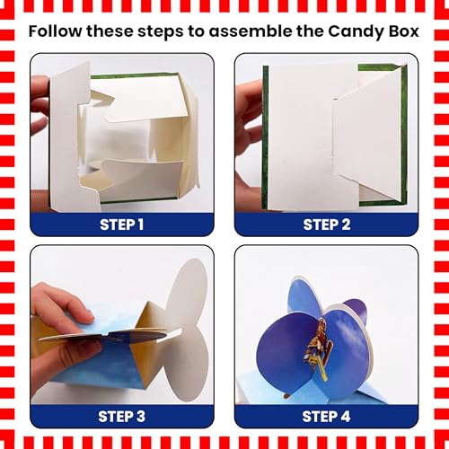 IndoTribe Pixel Game Candy Box Pack of 12, Birthday Gift Box and Party Favor Boxes for Boys Birthday Party Decorations, Gamer Party Decorations, Video Game Bday Decorations, Gift Bags Treat Boxes for Kids - Image 5