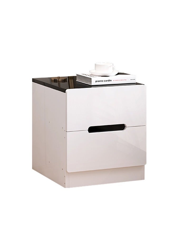 Sharpdo طاولة سرير جانبية فاخرة خفيفة على الطراز الأوروبي مع أدراج 40*40*45 سم - Image 1