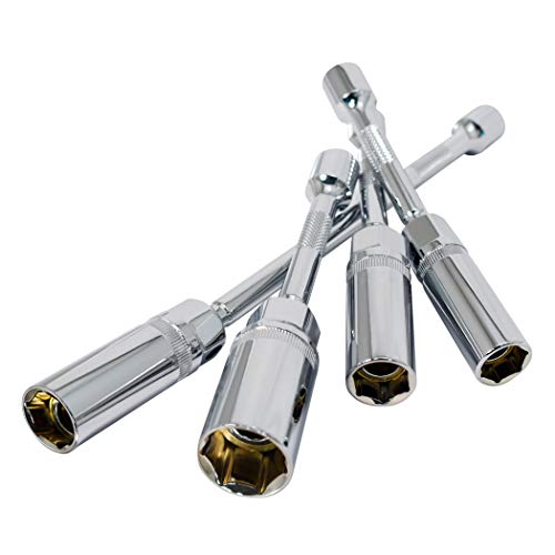 Astro Pneumatic Tool مجموعة مفاتيح توصيل شمعات الإشعال المغناطيسية العالمية من أسترو تولز 94404 - 9/16"، 14 مم، 5/8"، 16 مم و 13/16" - Image 1