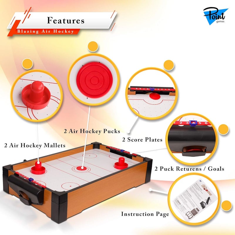 Point Games Hockey Table, Mini Table Games for Kids, Arcade Game for Boys & Girls, Great Gift fro Children Ages 3+ - Image 3